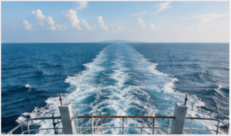 Vessel navigation at sea